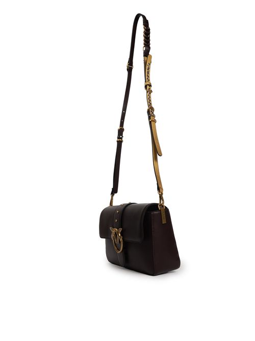 Borsa a mano media Love Bag One Slouchy in pelle con doppia tracolla PINKO | 105823 A0QOLA7Q